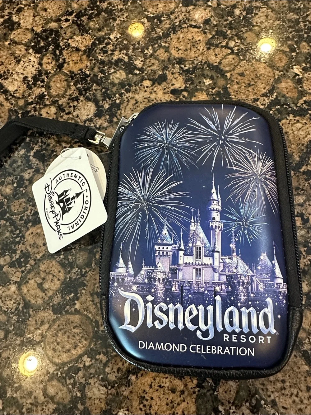 Disney Diamond Celebration Blue Castle Phone Case